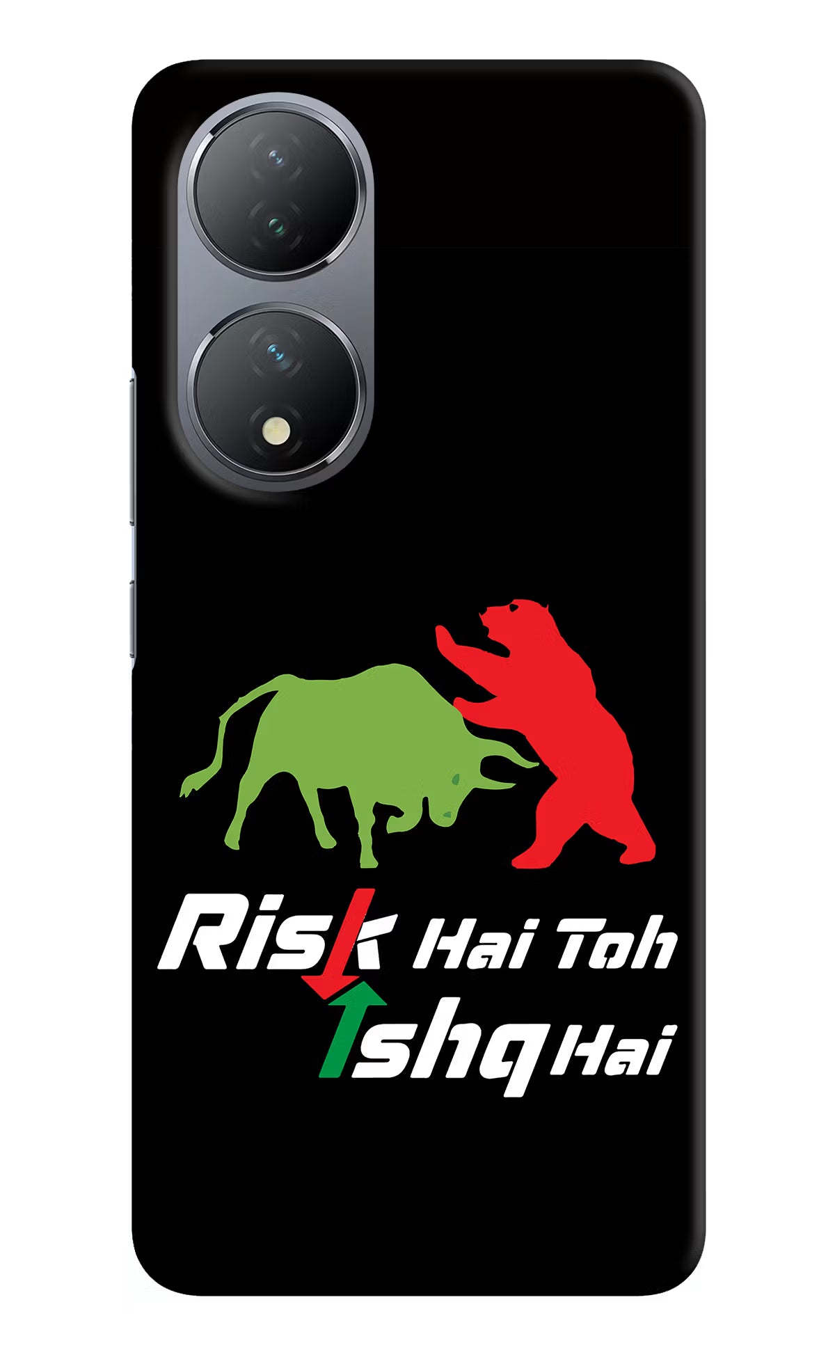 Risk Hai Toh Ishq Hai Vivo Y100 Hard Case Back Cover by Casekaro