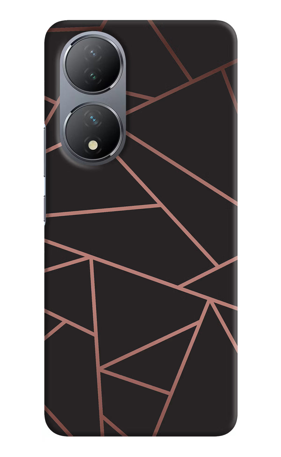 Geometric Pattern Vivo Y100 Back Cover, Hard case