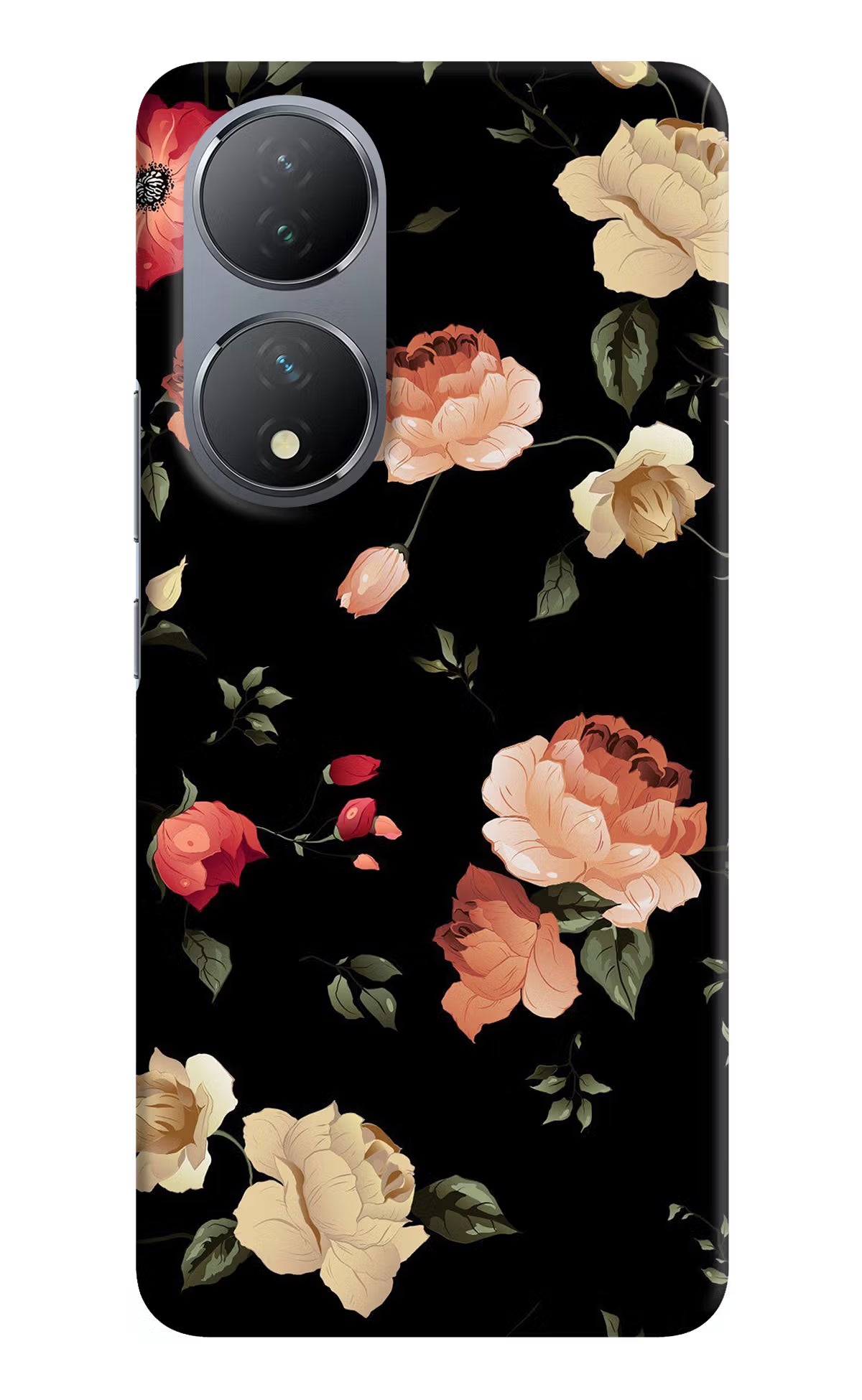 Flowers Vivo Y100 Hard Case Back Cover by Casekaro