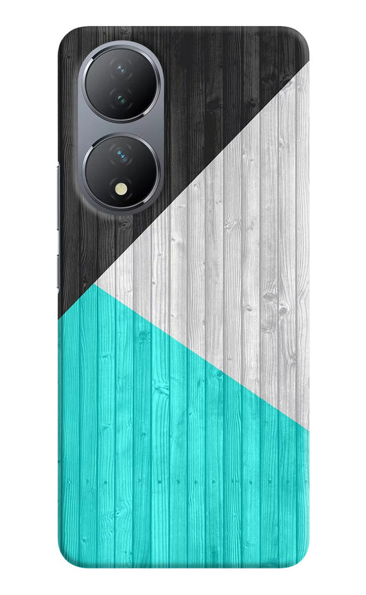 Wooden Abstract Vivo Y100 Hard Case Back Cover by Casekaro