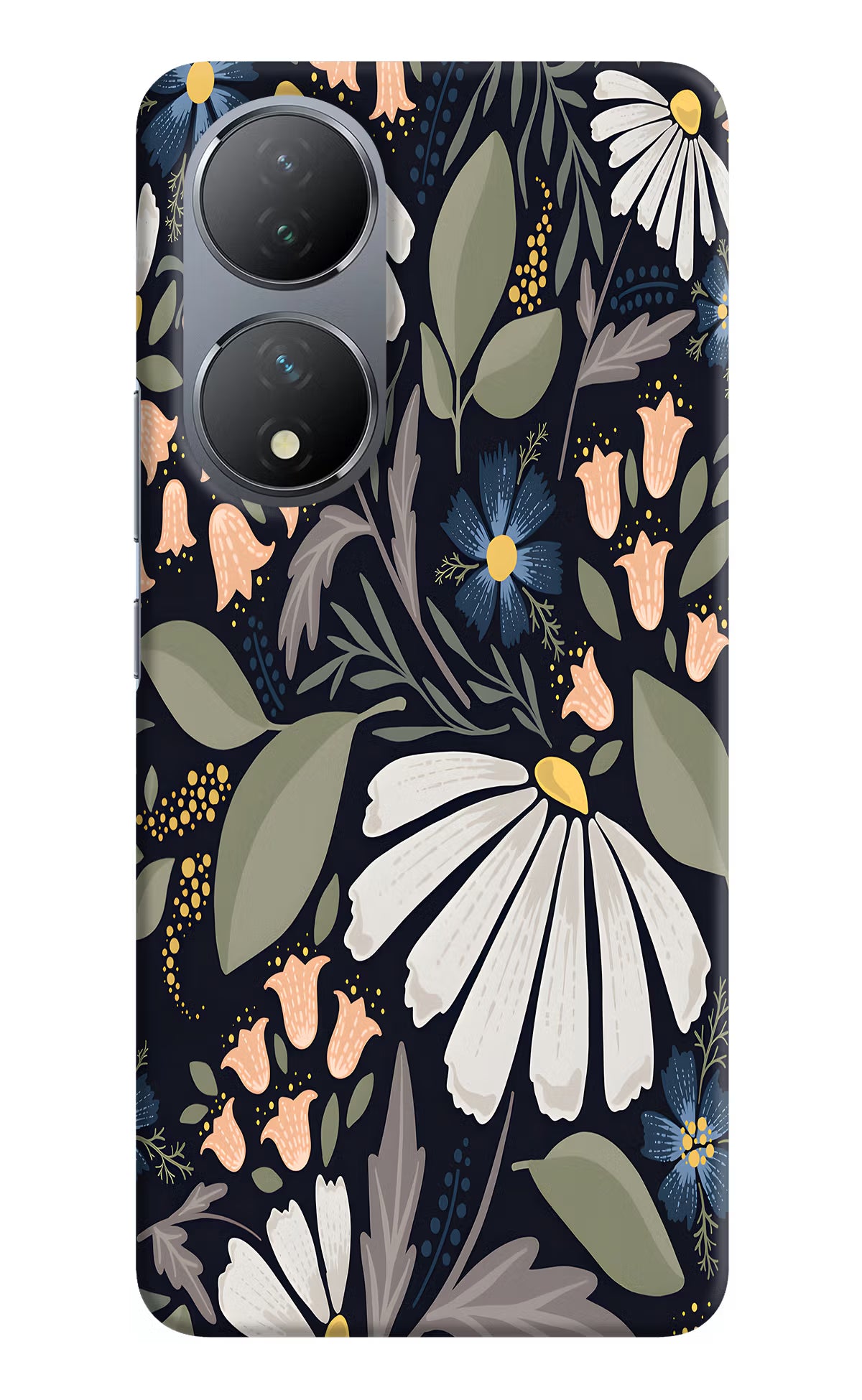 Flowers Art Vivo Y100 Hard Case Back Cover by Casekaro