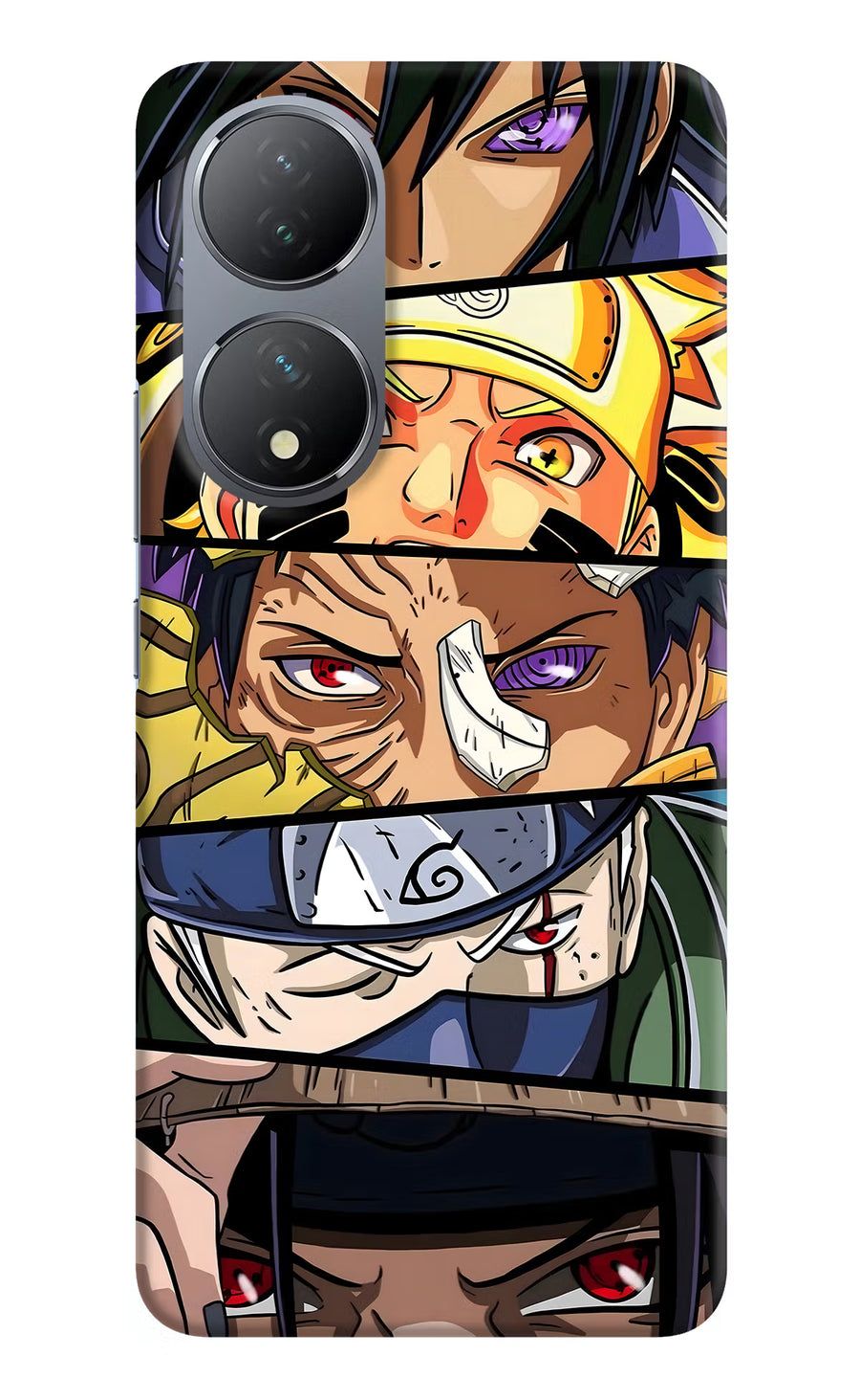 Naruto Character Vivo Y100 Back Cover, Hard case