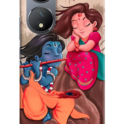 Radhe Krishna Vivo Y100 Hard Case Back Cover by Casekaro