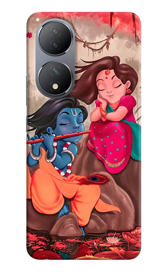 Radhe Krishna Vivo Y100 Hard Case Back Cover by Casekaro