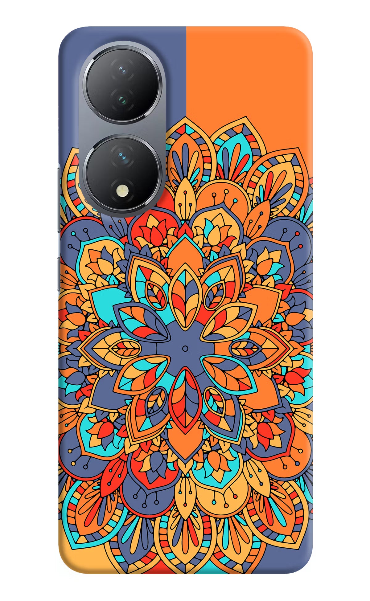Color Mandala Vivo Y100 Hard Case Back Cover by Casekaro