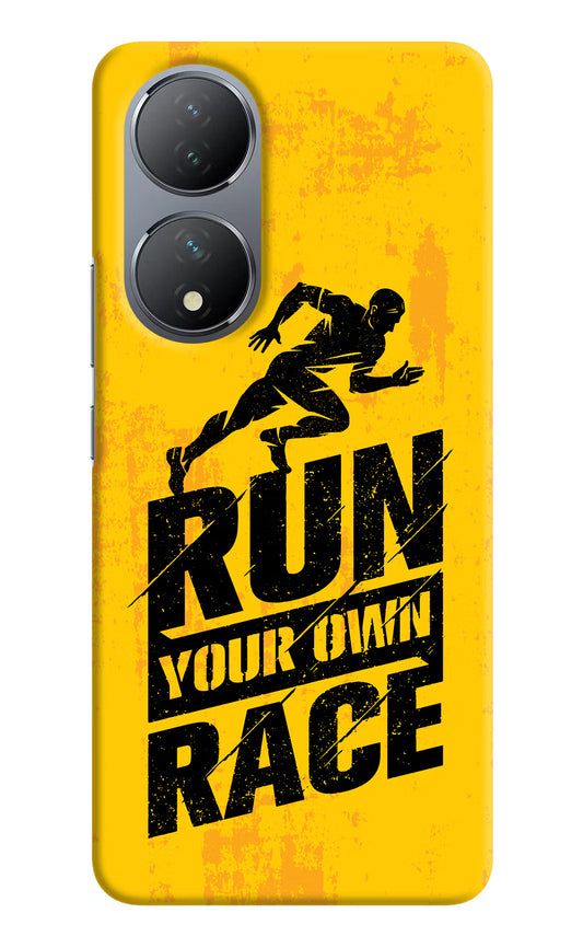Run Your Own Race Vivo Y100 Hard Case Back Cover by Casekaro