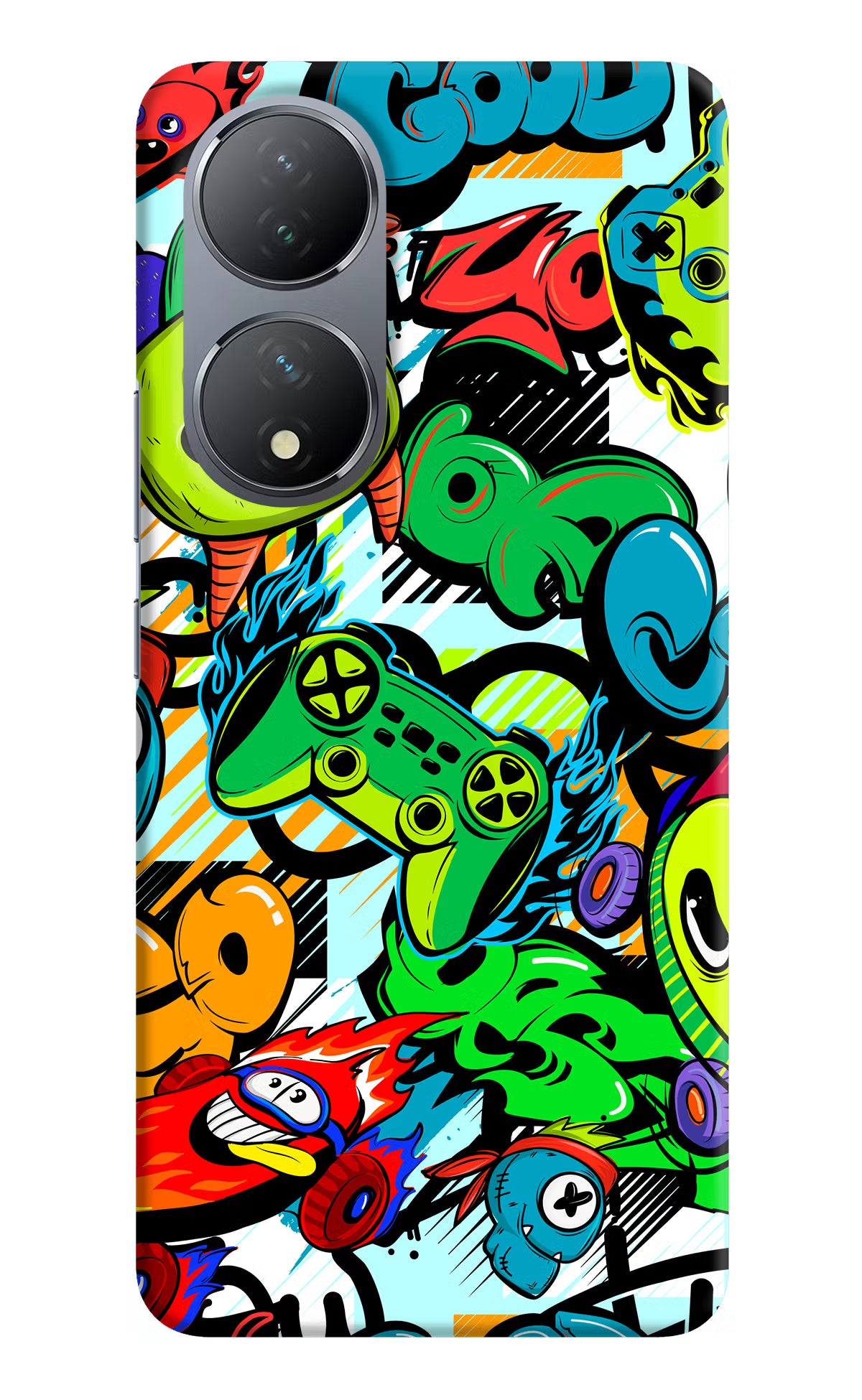 Game Doodle Vivo Y100 Hard Case Back Cover by Casekaro