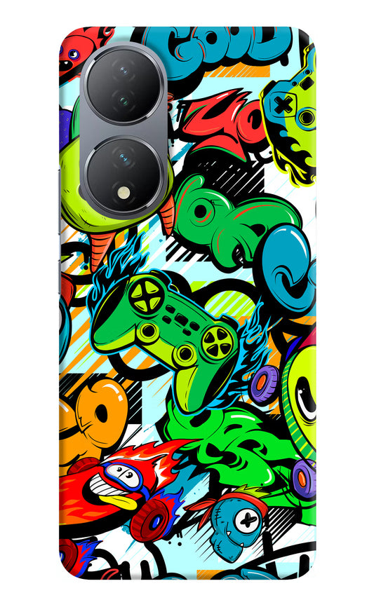 Game Doodle Vivo Y100 Hard Case Back Cover by Casekaro