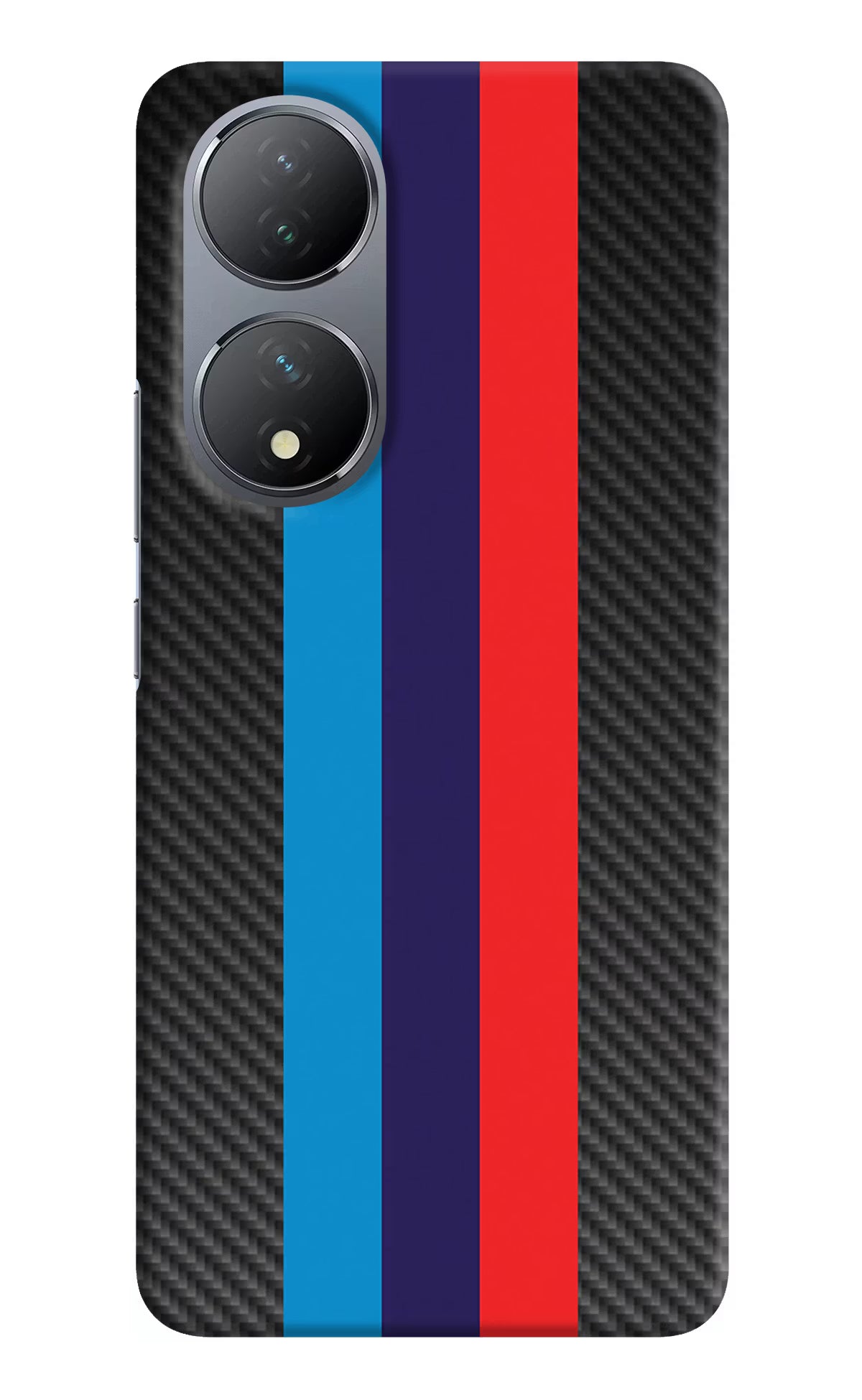 BMW Stripes Pattern Vivo Y100 Hard Case Back Cover by Casekaro