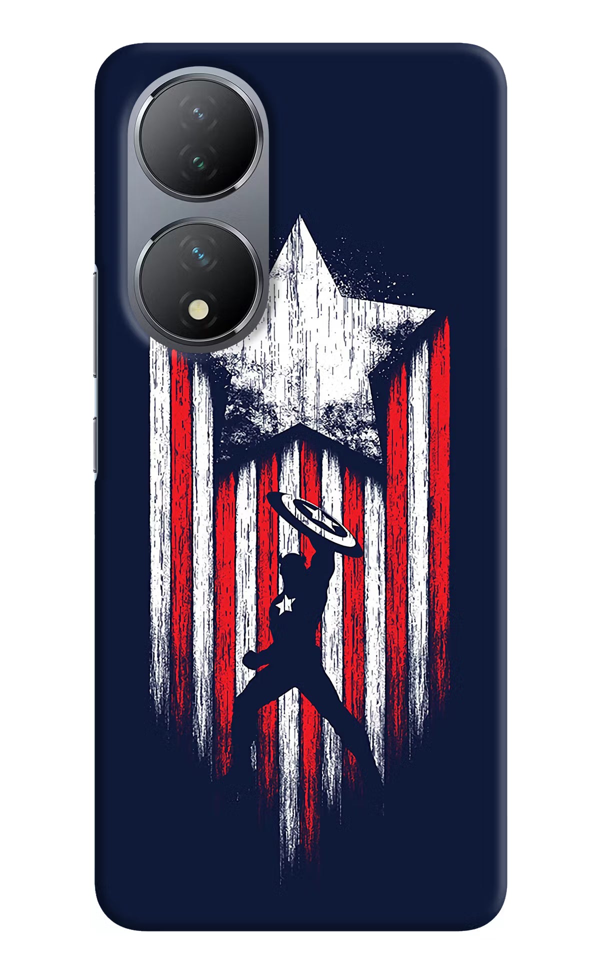 Captain America Marvel Art Vivo Y100 Hard Case Back Cover by Casekaro