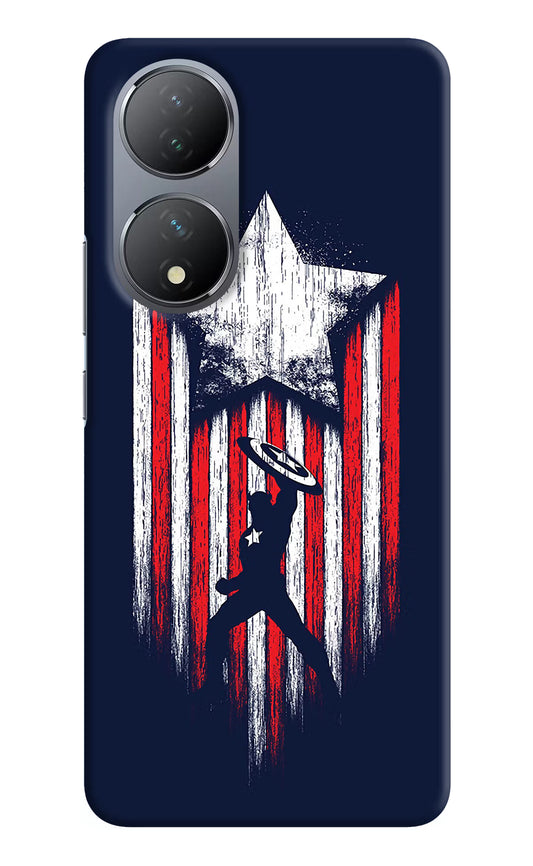 Captain America Marvel Art Vivo Y100 Hard Case Back Cover by Casekaro