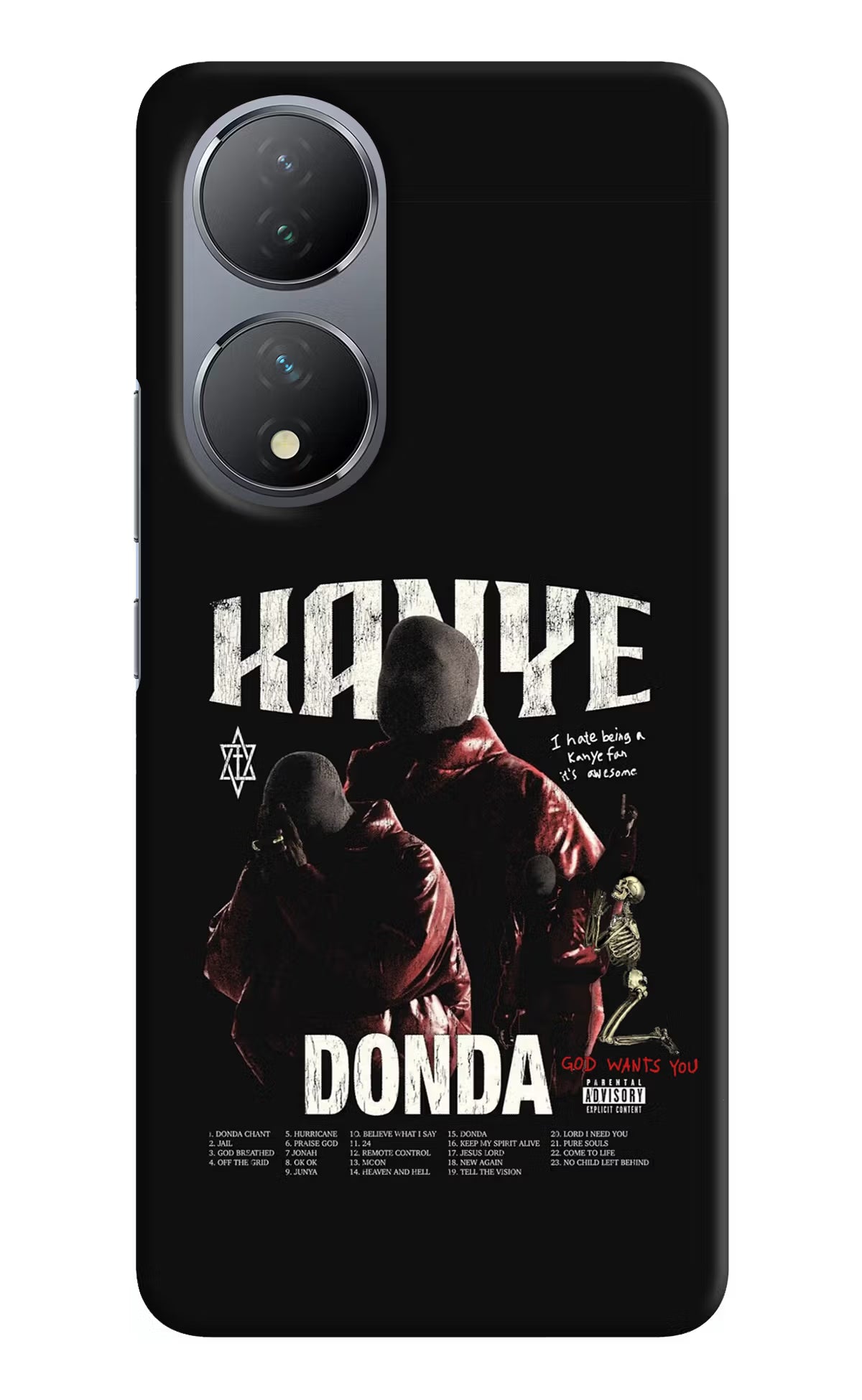 Donda Kanye West Vivo Y100 Hard Case Back Cover by Casekaro