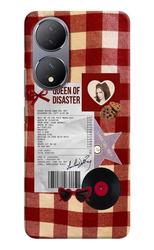 Queen of Disaster Vivo Y100 Hard Case Back Cover by Casekaro