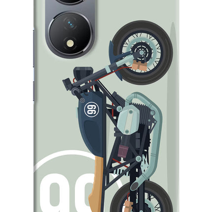 Classic Cafe Racer 99 Vivo Y100 Hard Case Back Cover by Casekaro