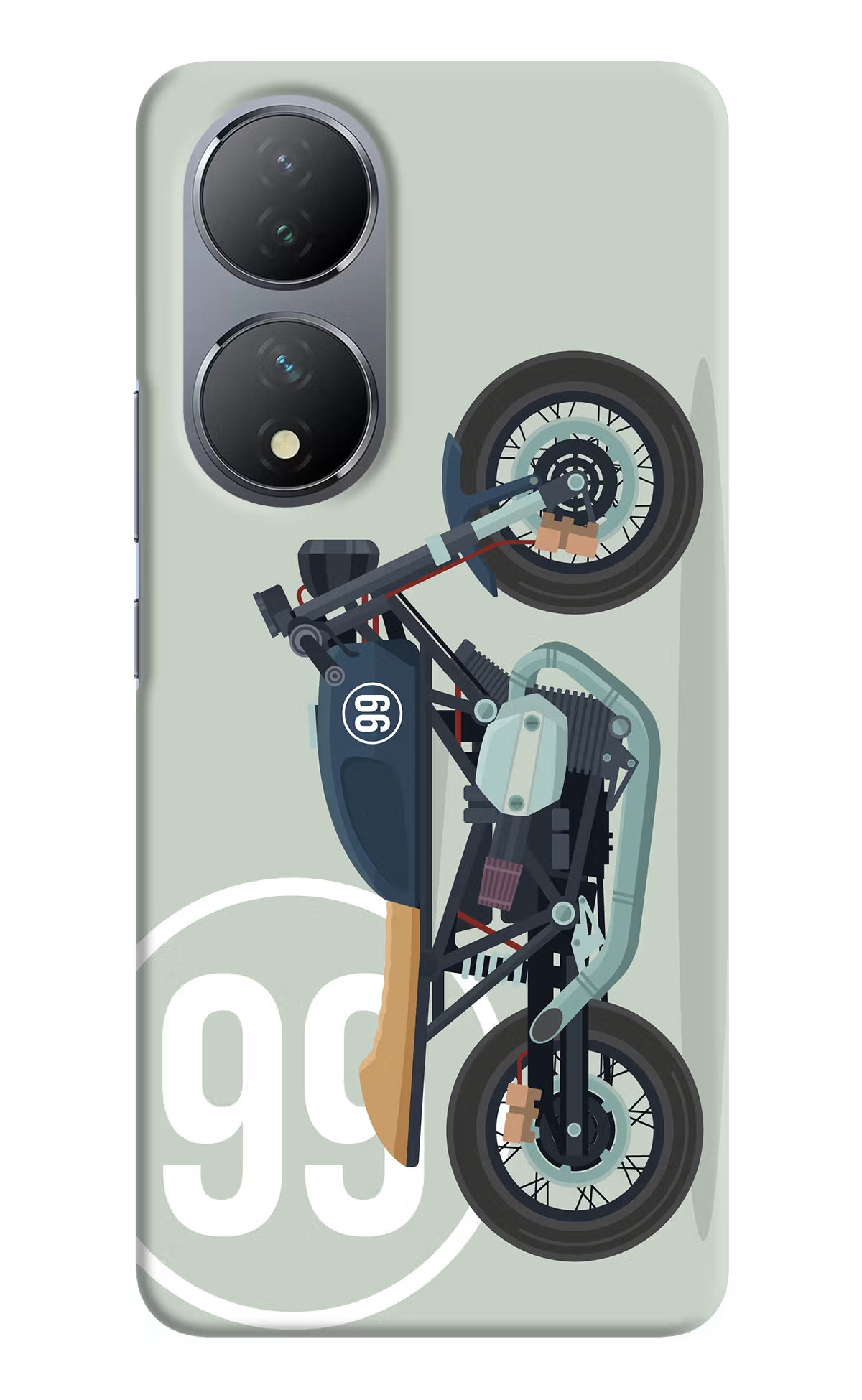 Classic Cafe Racer 99 Vivo Y100 Hard Case Back Cover by Casekaro