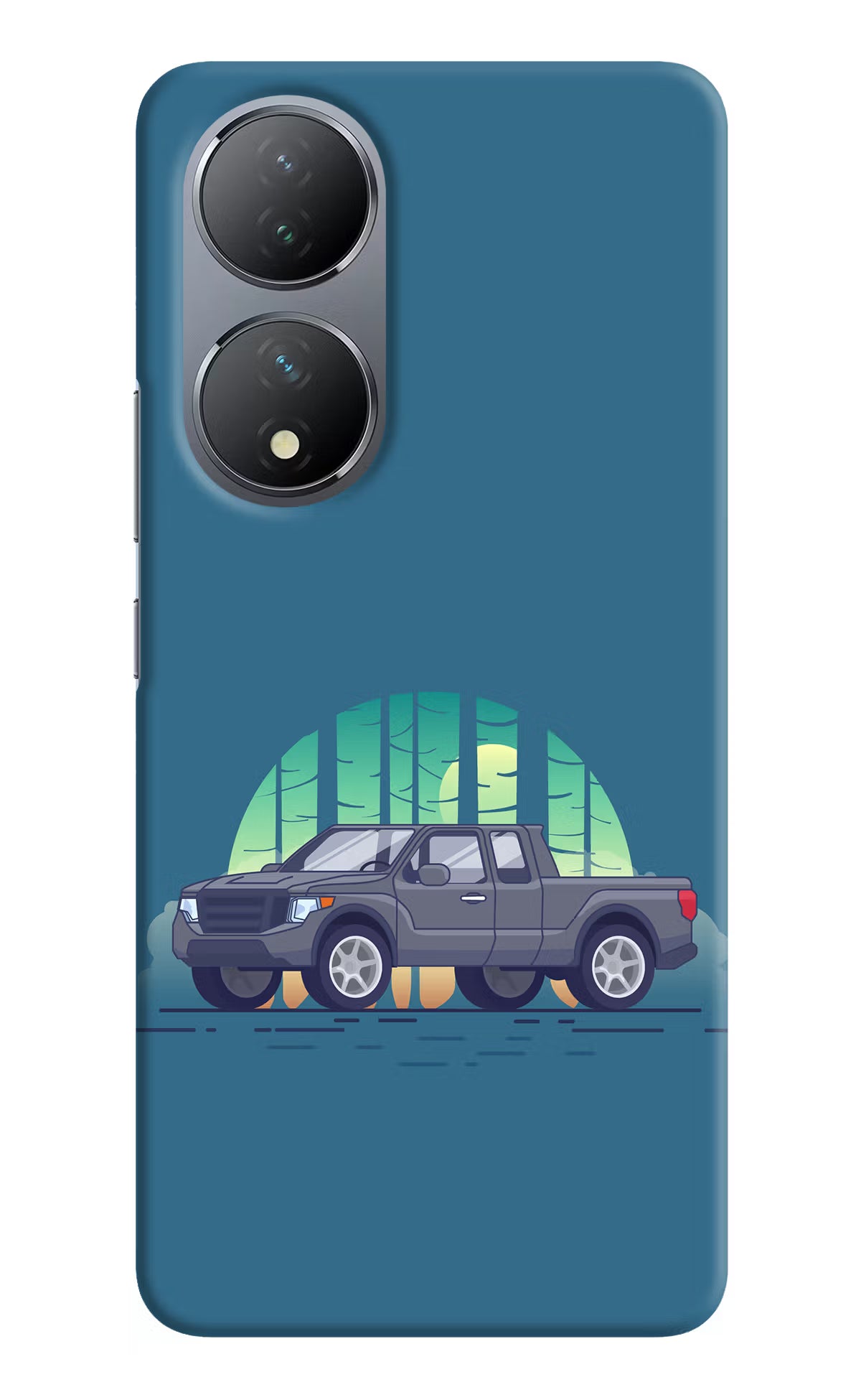 Retro Garage Vibe Vivo Y100 Hard Case Back Cover by Casekaro