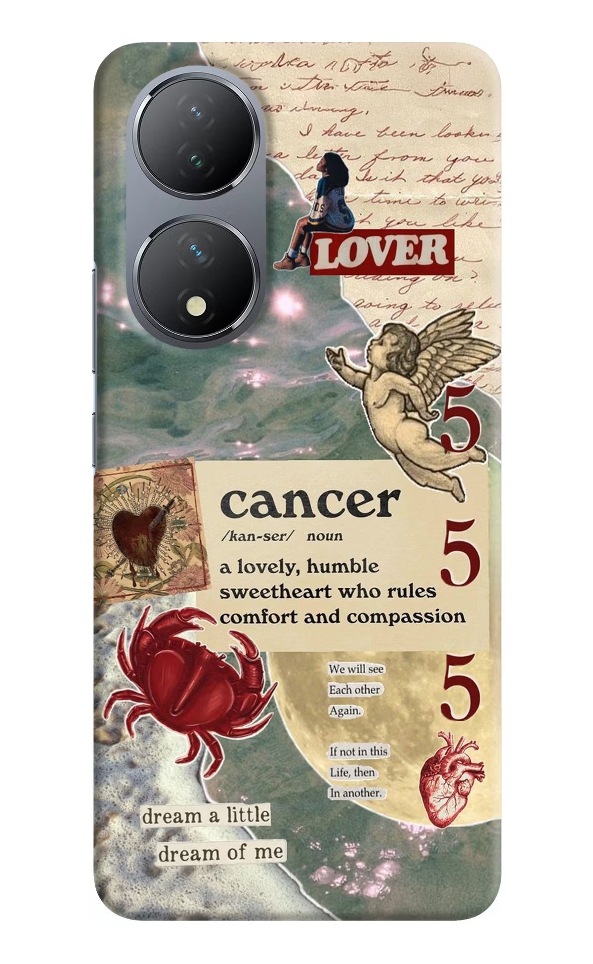 Cancer Zodiac Vivo Y100 Hard Case Back Cover by Casekaro