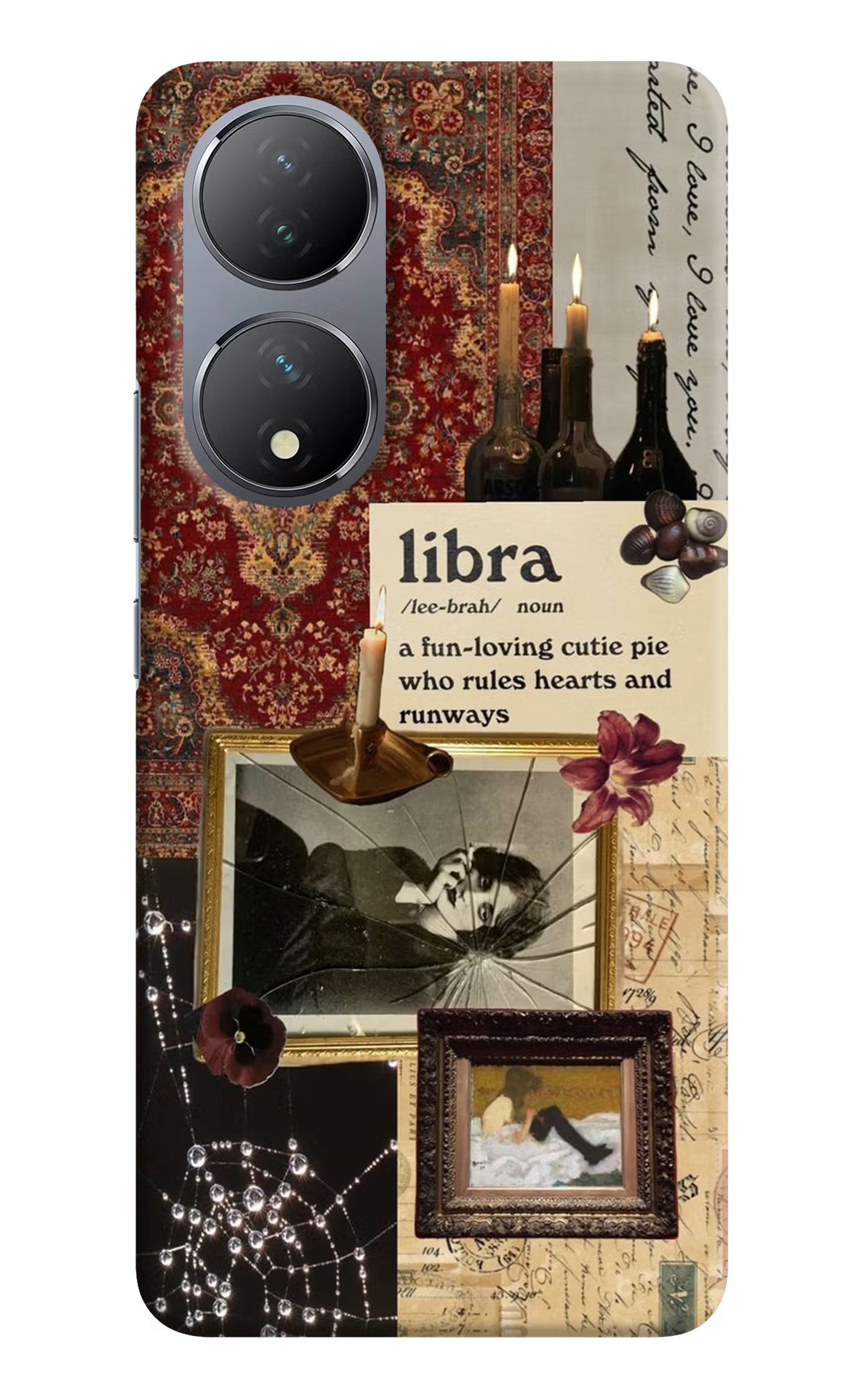 Libra Zodiac Vivo Y100 Hard Case Back Cover by Casekaro