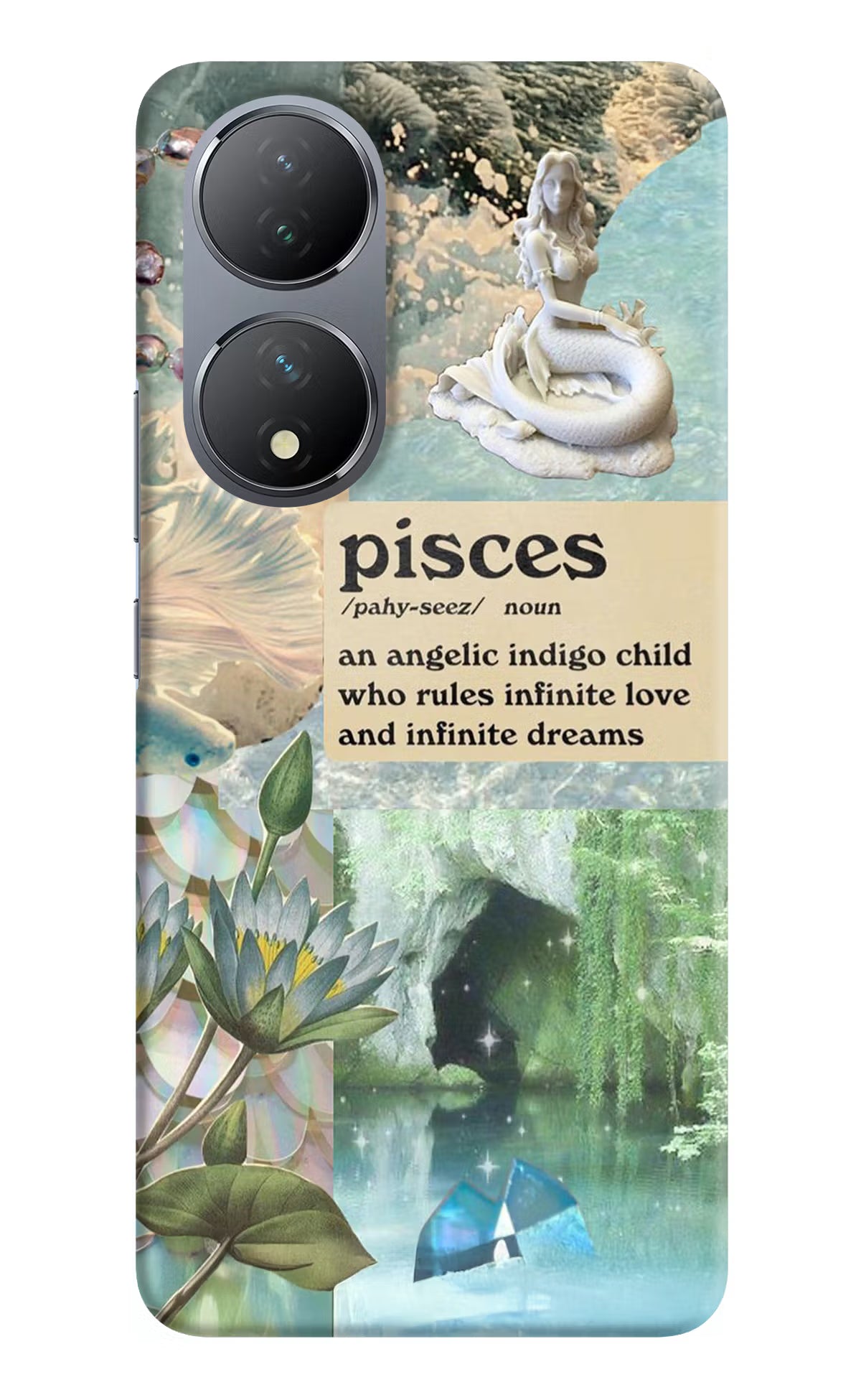 Pisces Zodiac Vivo Y100 Hard Case Back Cover by Casekaro