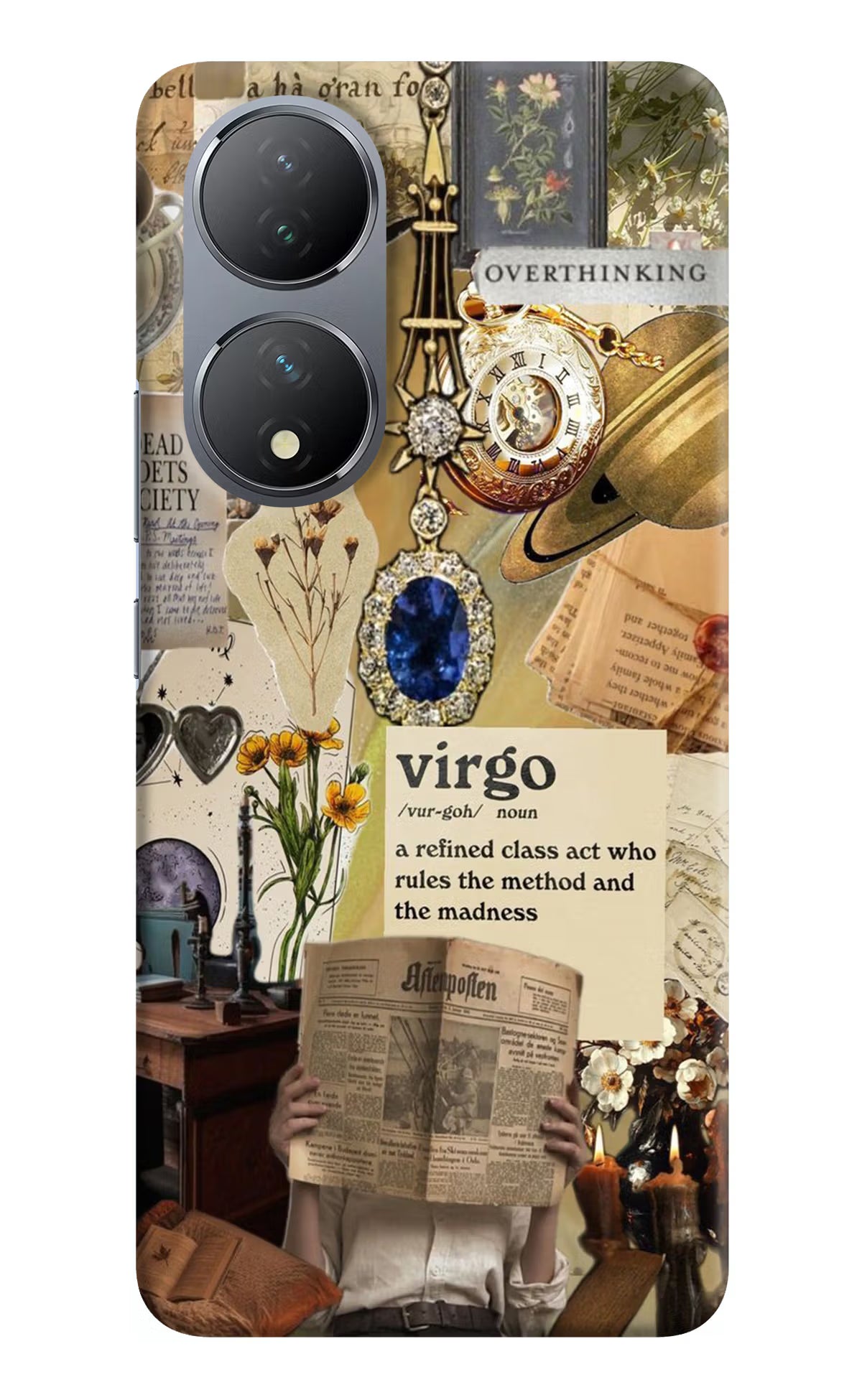 Virgo Zodiac Vivo Y100 Hard Case Back Cover by Casekaro