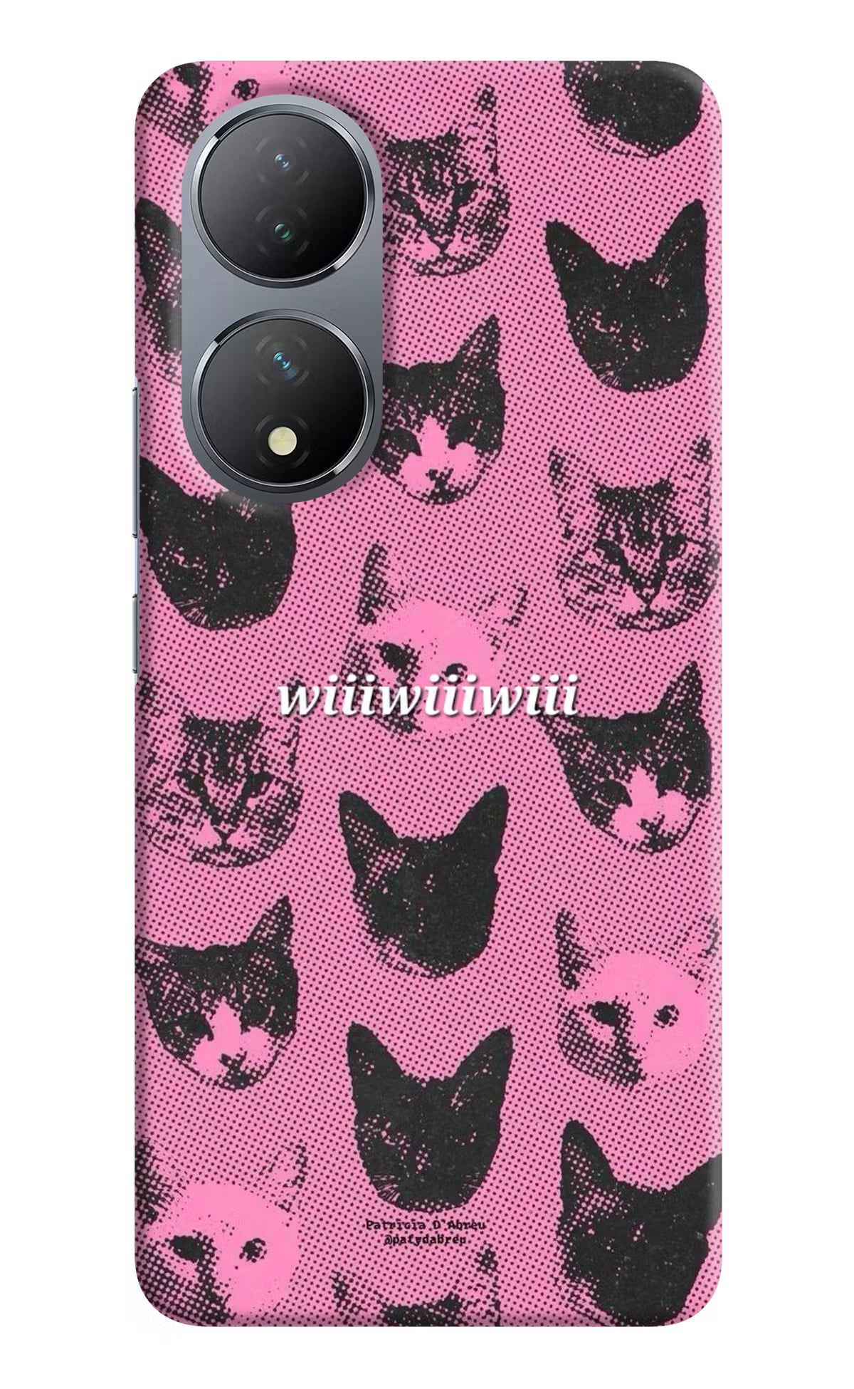 Pink Cats Vivo Y100 Back Cover