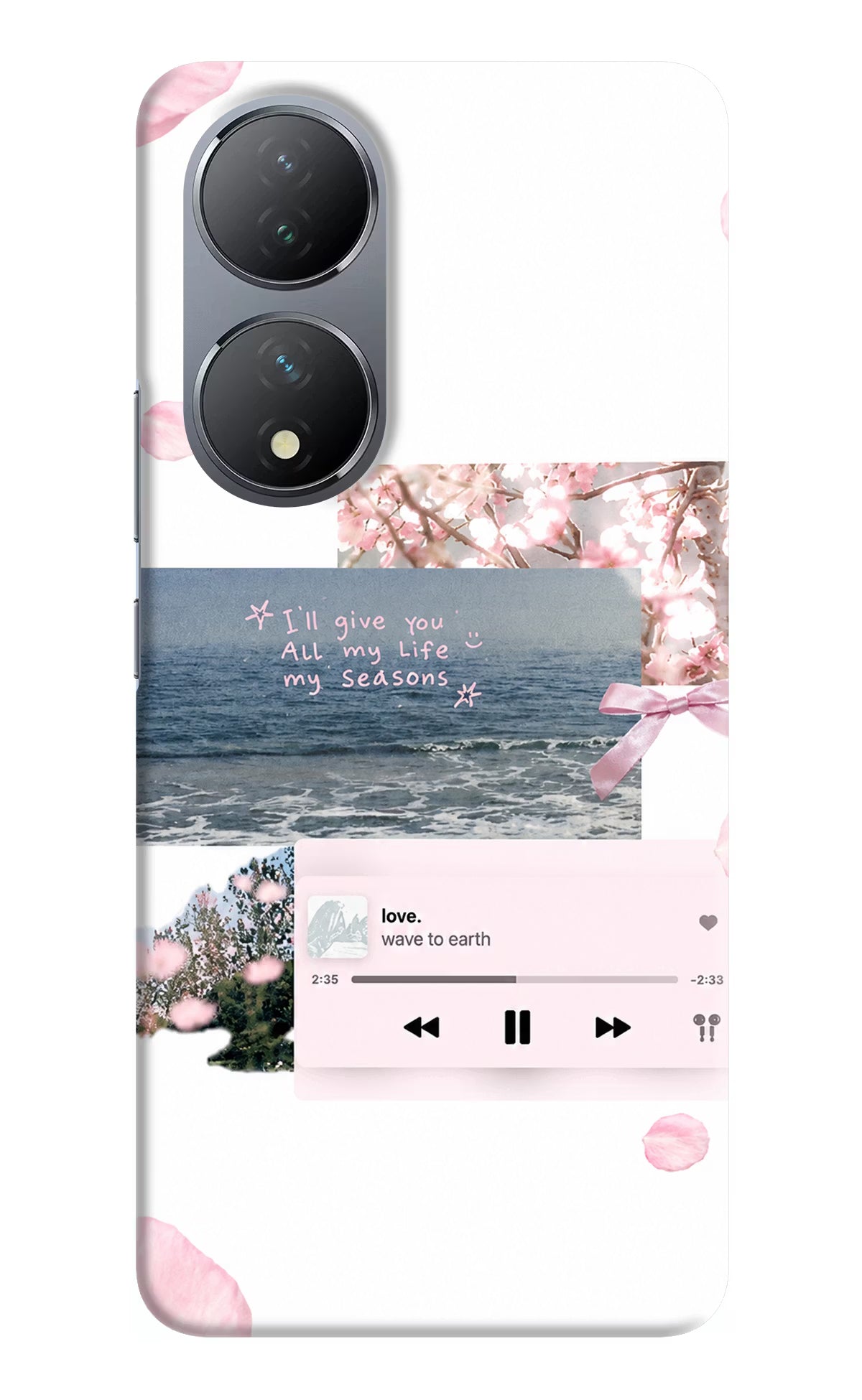 Wave to earth Vivo Y100 Back Cover
