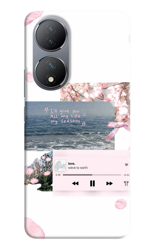 Wave to earth Vivo Y100 Hard Case Back Cover by Casekaro