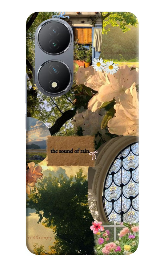 Rain Vivo Y100 Hard Case Back Cover by Casekaro