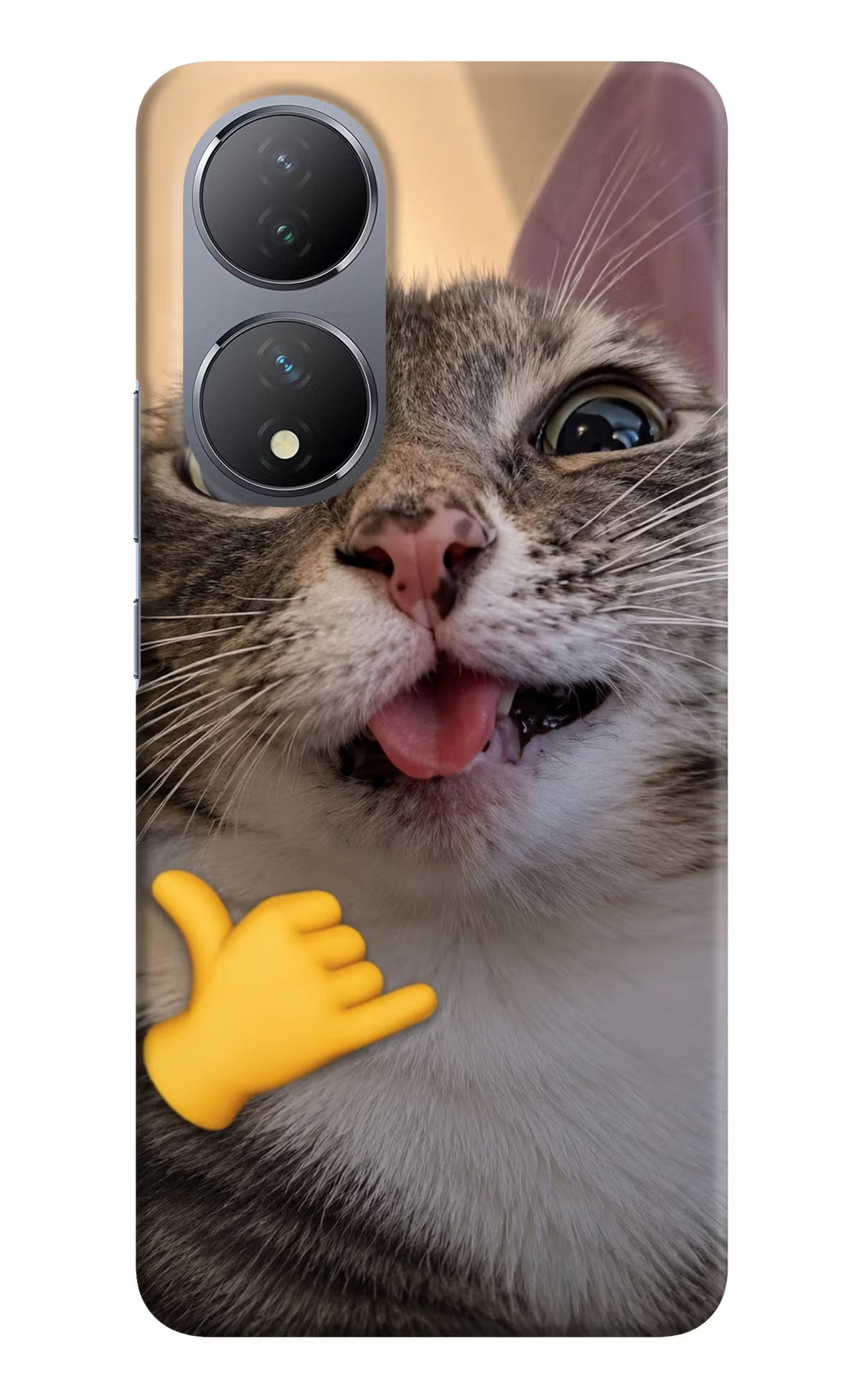 Silly Cat Call Vivo Y100 Back Cover
