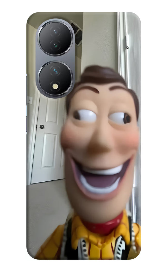 Side Eye Woody Vivo Y100 Hard Case Back Cover by Casekaro
