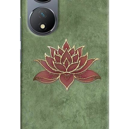 Lotus Grace Vivo Y100 Hard Case Back Cover by Casekaro