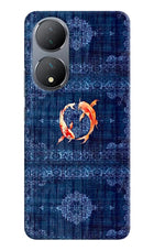 Koi Blue Vivo Y100 Back Cover