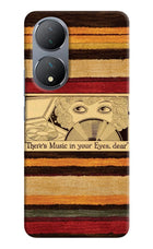 Vinyl Stripes Vivo Y100 Back Cover