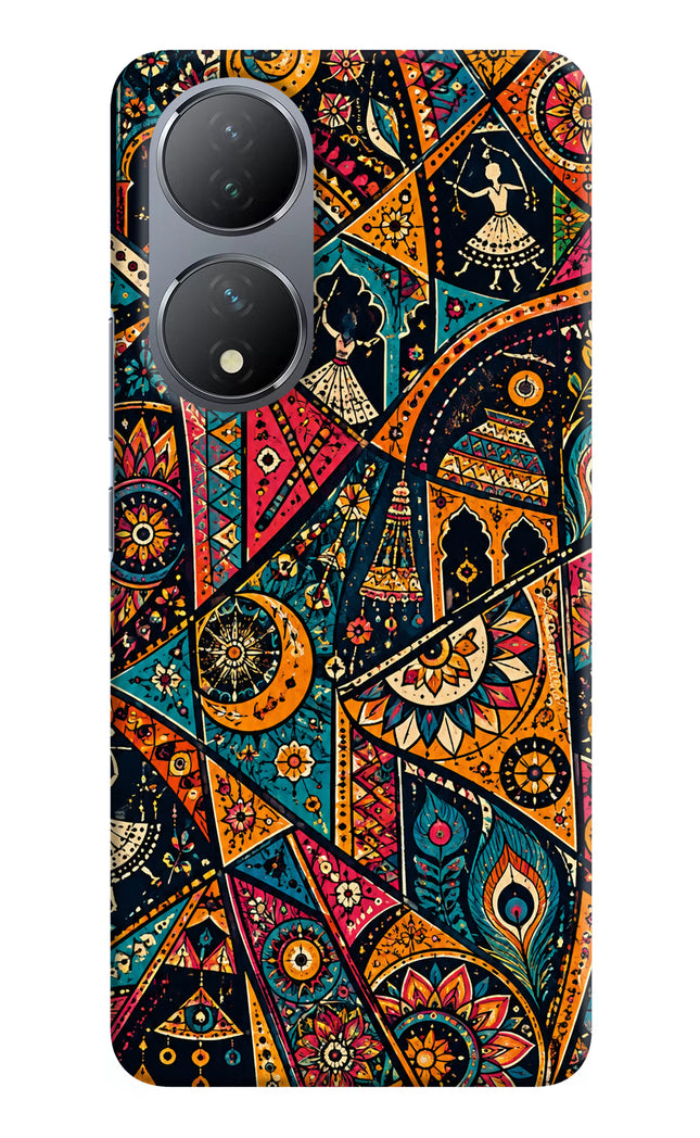 Folk Print Vivo Y100 Hard Case Back Cover by Casekaro