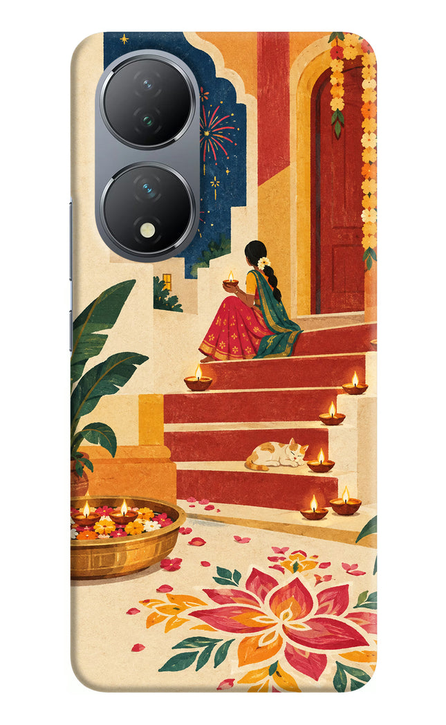 Diwali Rangoli Vivo Y100 Hard Case Back Cover by Casekaro