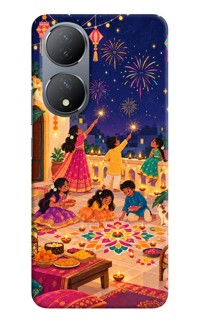 Diwali Night Vivo Y100 Hard Case Back Cover by Casekaro