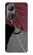 Leaf Pattern Vivo Y100 Pop Case by Casekaro