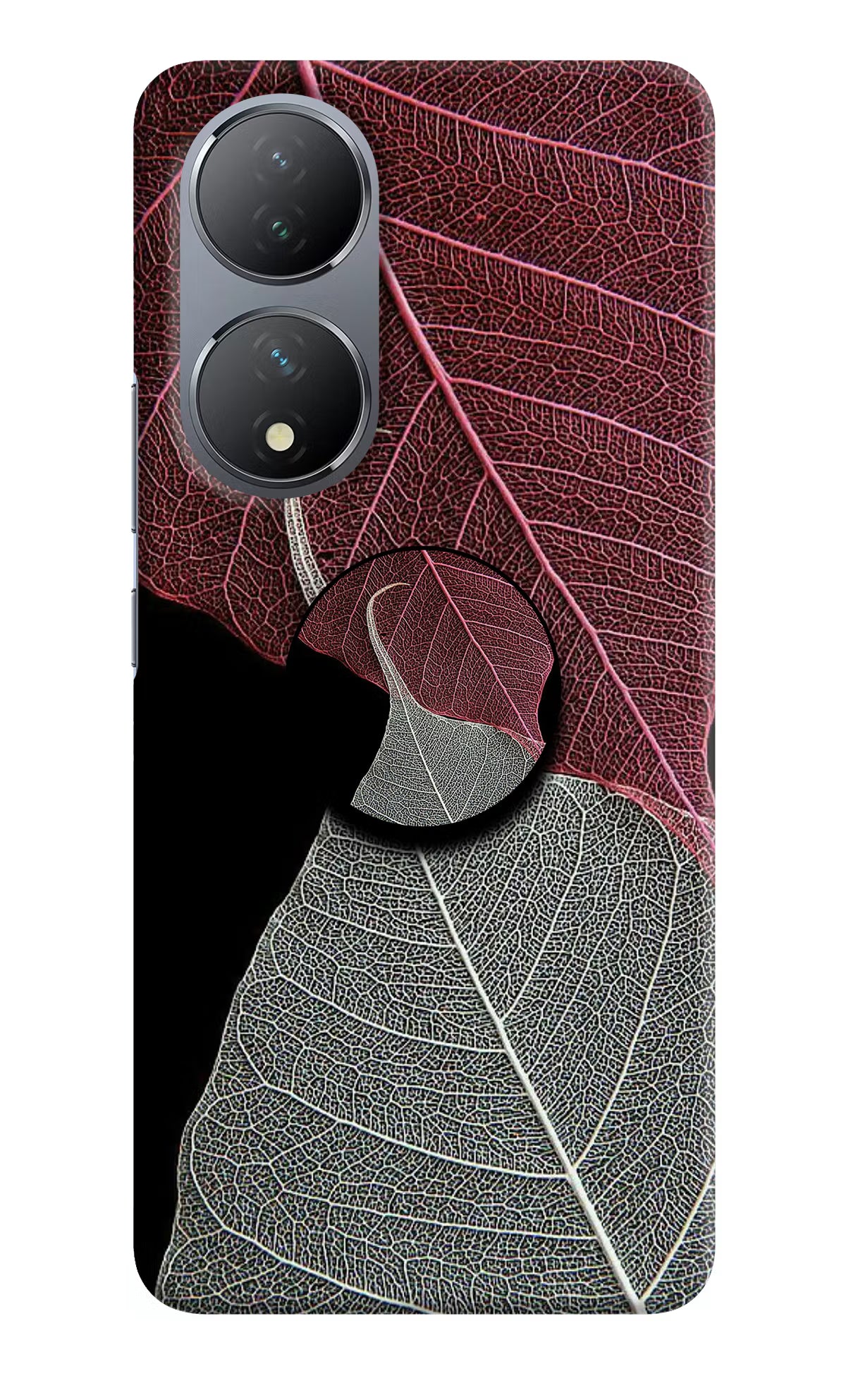 Leaf Pattern Vivo Y100 Pop Case by Casekaro