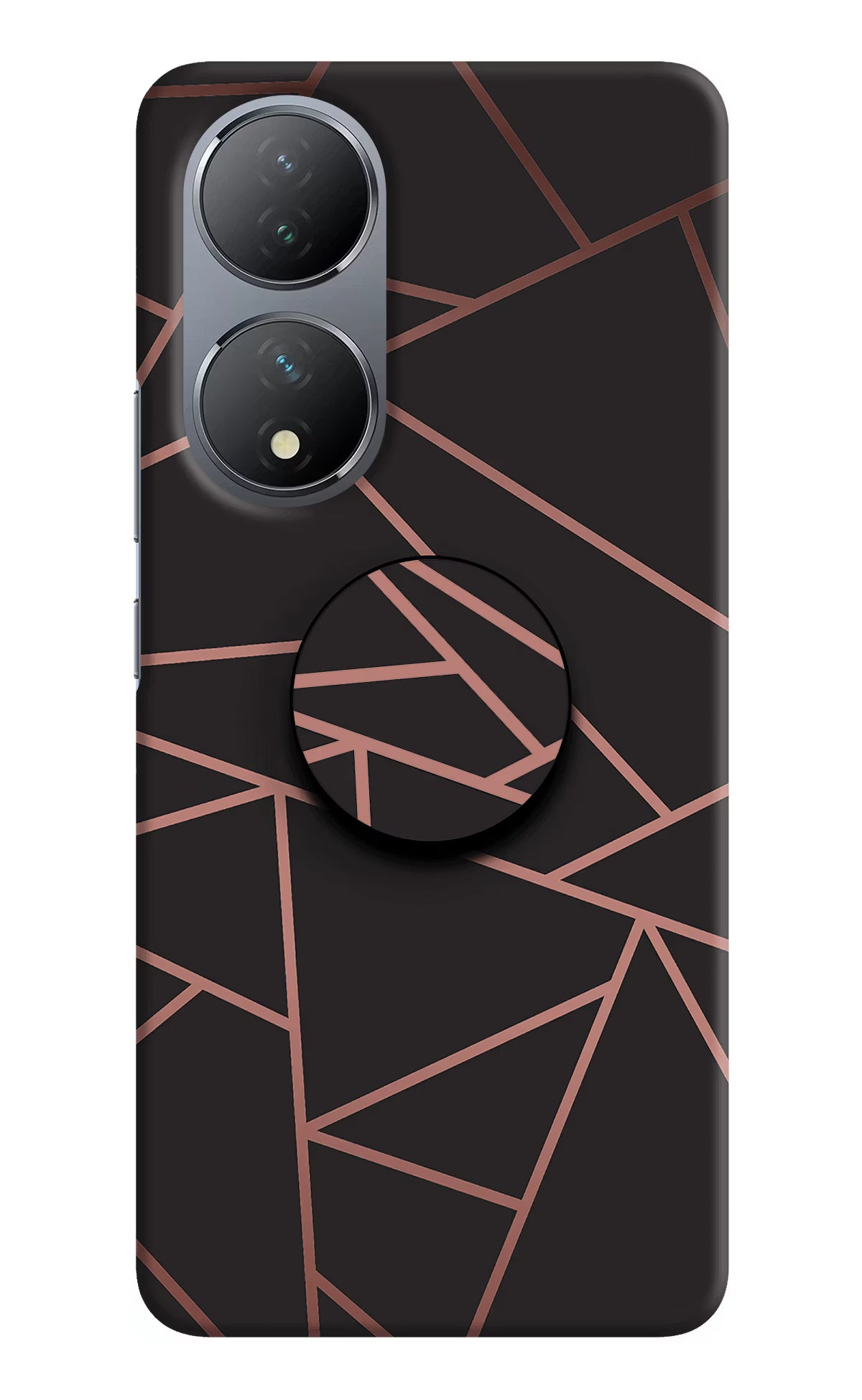 Geometric Pattern Vivo Y100 Pop Case by Casekaro