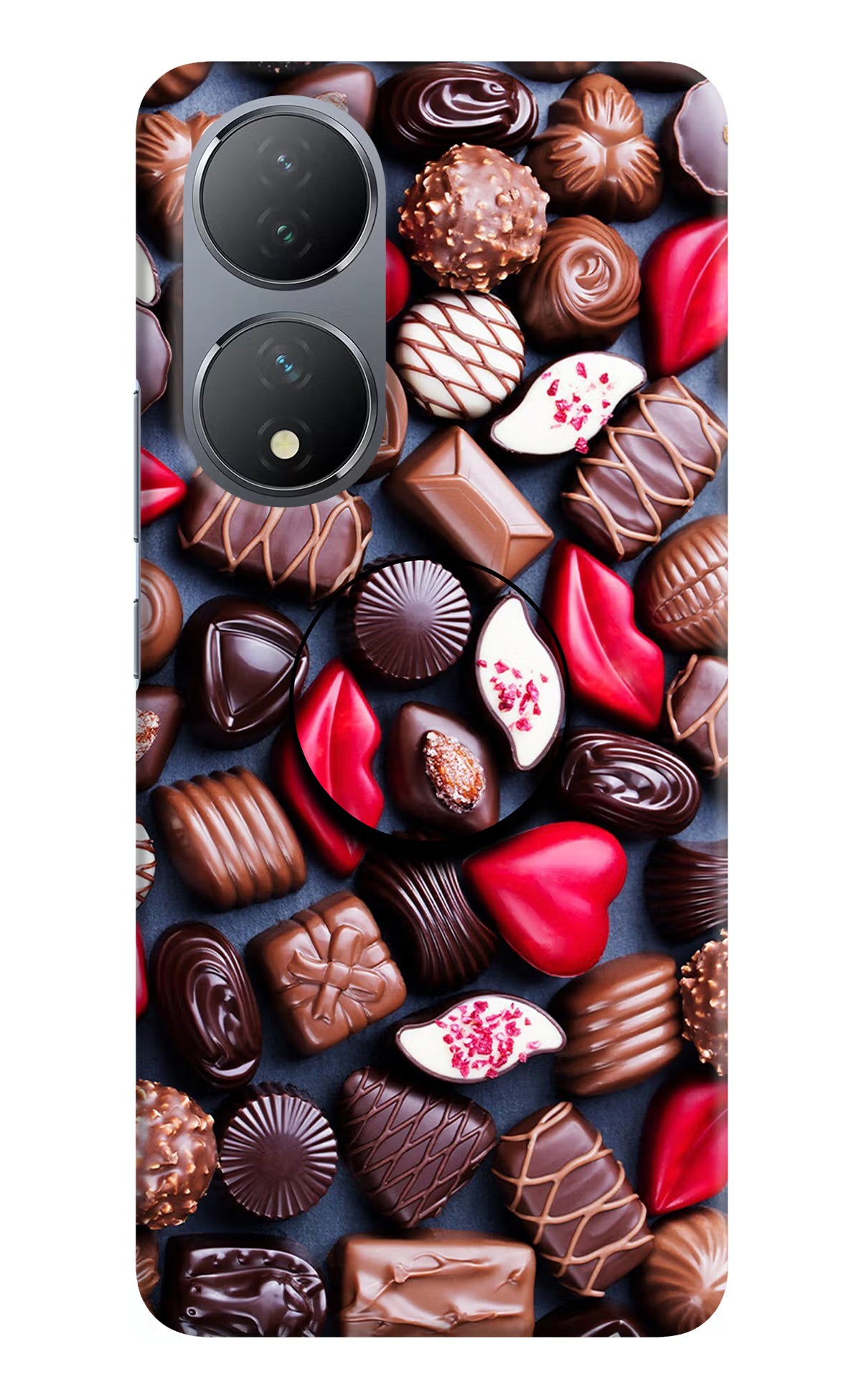 Chocolates Vivo Y100 Pop Case by Casekaro