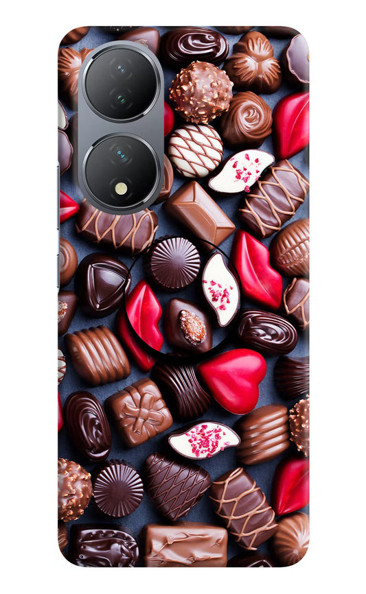 Chocolates Vivo Y100 Pop Case by Casekaro