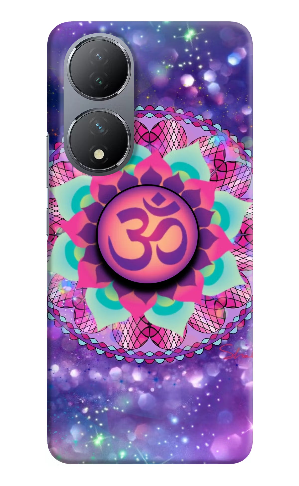 Om Purple Vivo Y100 Pop Case by Casekaro
