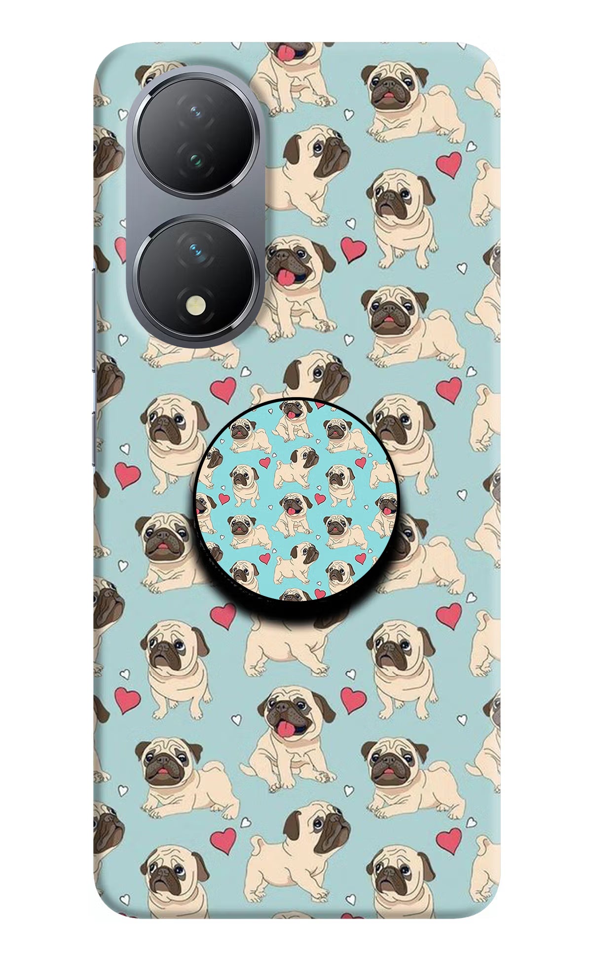 Pug Dog Vivo Y100 Pop Case by Casekaro