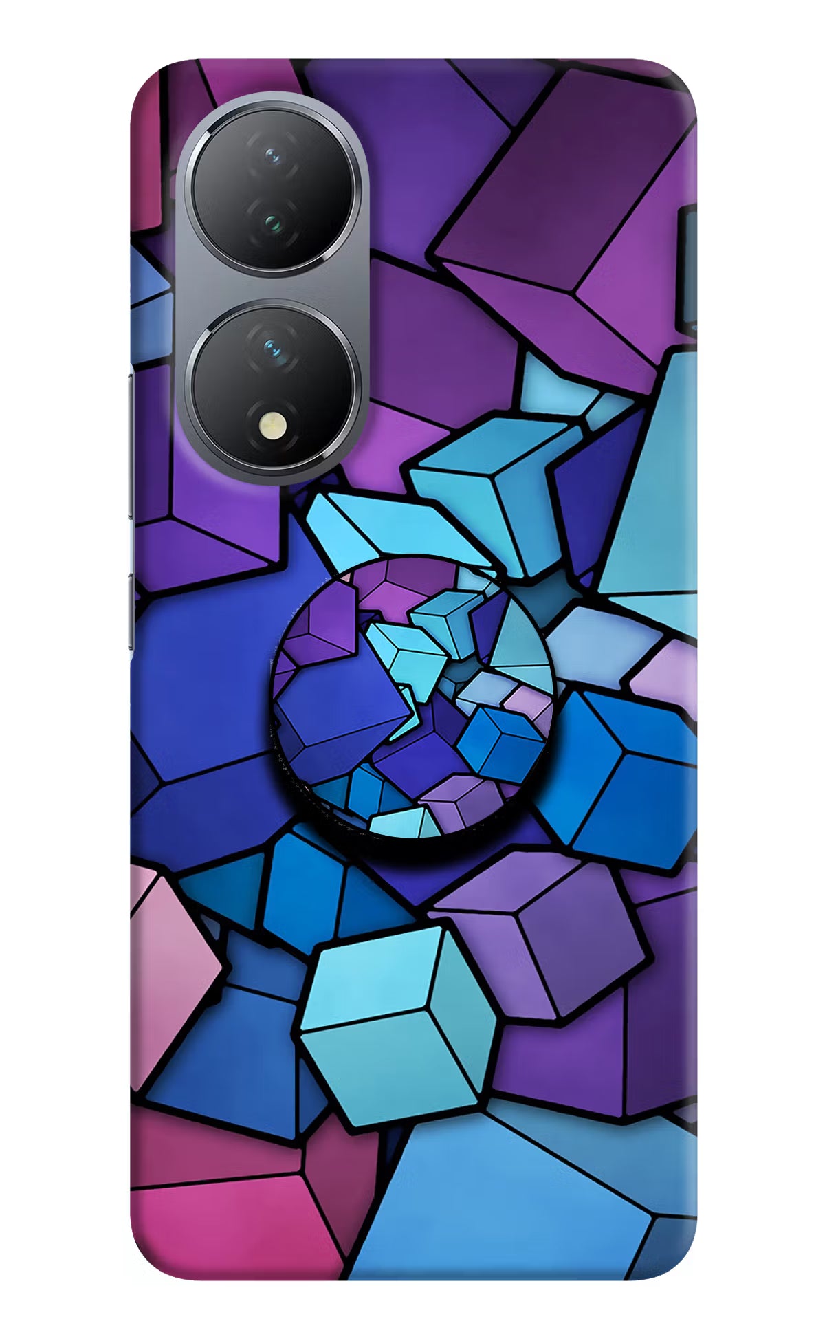 Cubic Abstract Vivo Y100 Pop Case by Casekaro