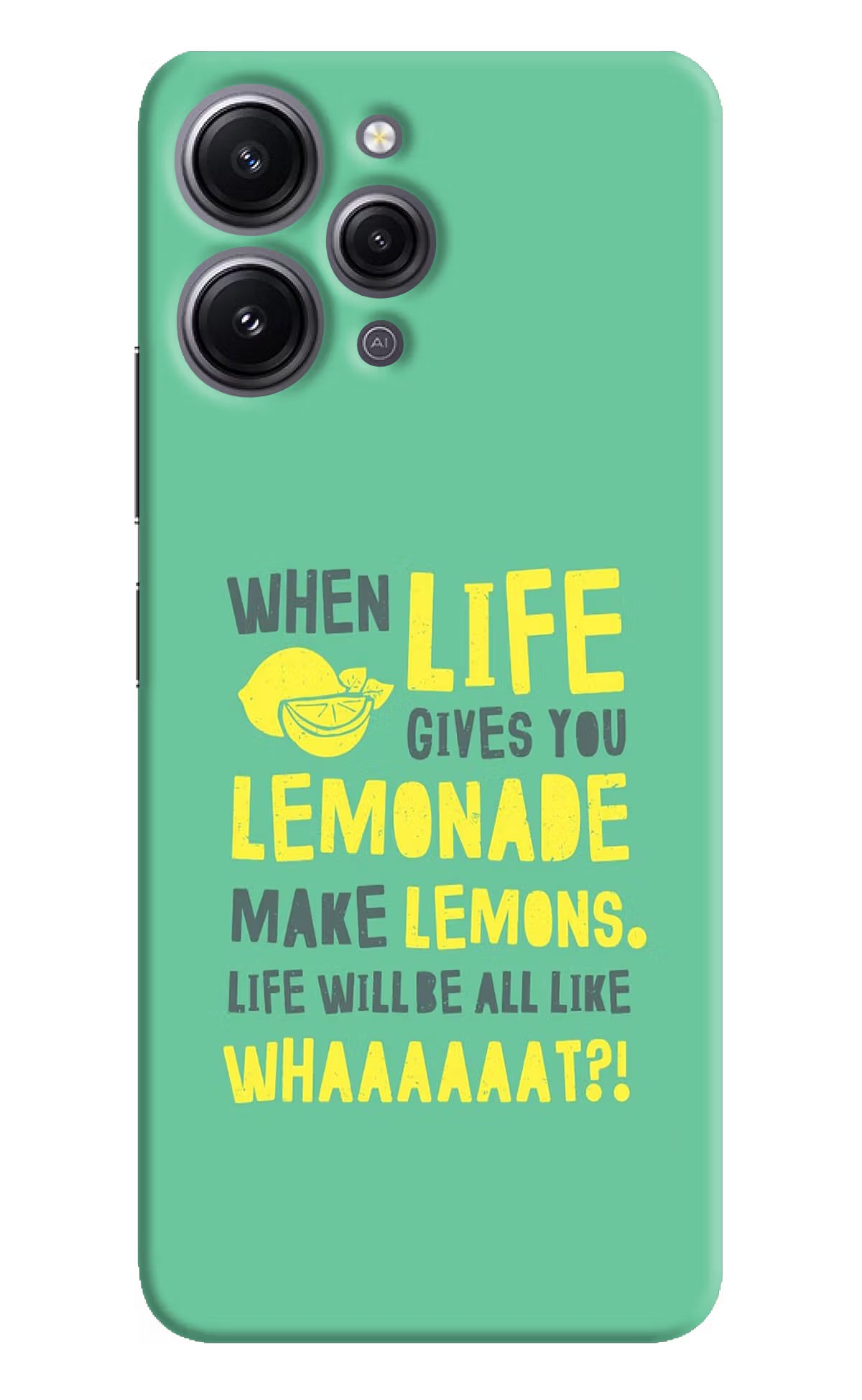 Quote Redmi 12 4G Hard Case Back Cover by Casekaro