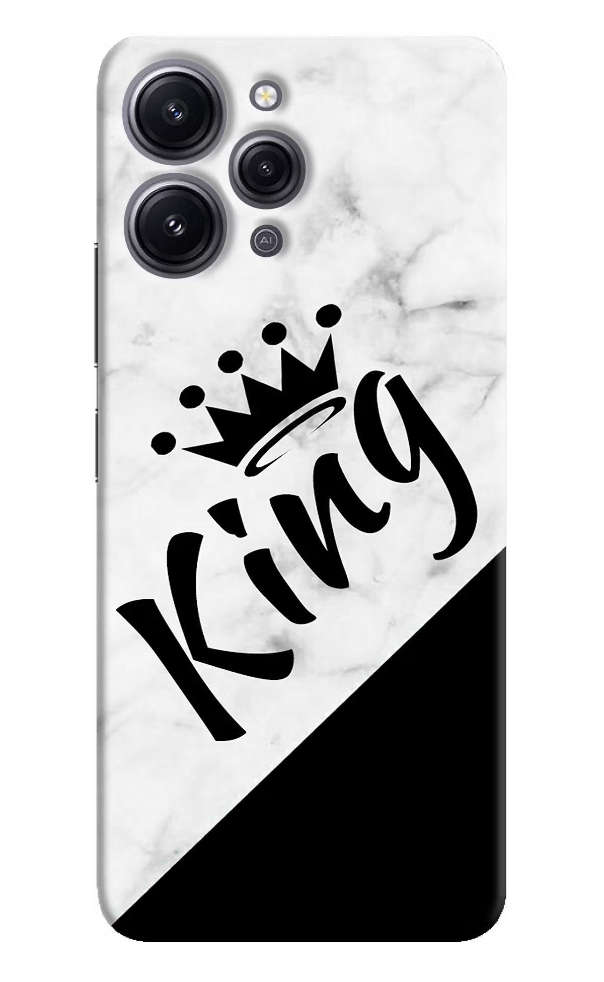 King Redmi 12 4G Hard Case Back Cover by Casekaro