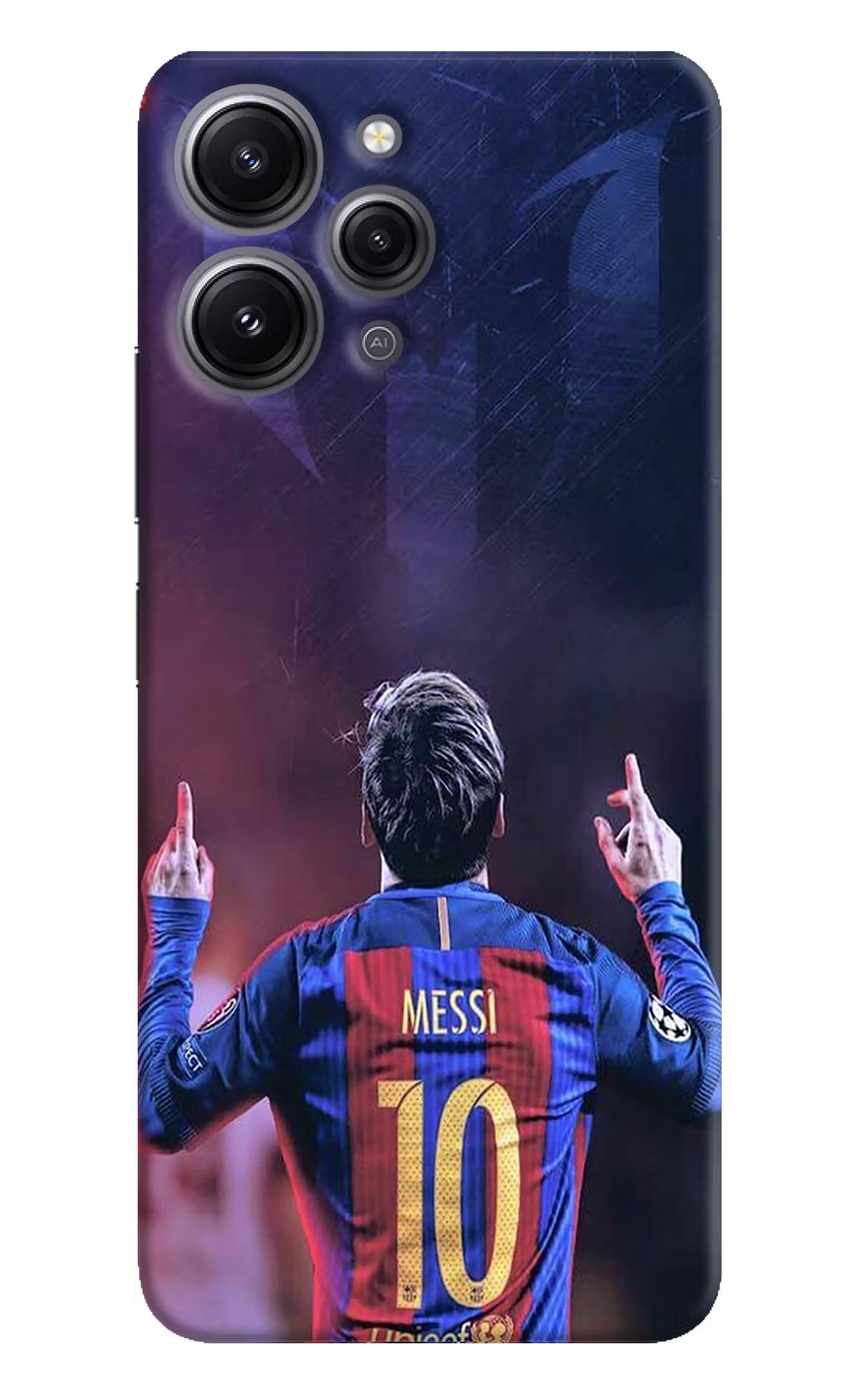 Messi Redmi 12 4G Hard Case Back Cover by Casekaro