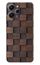 Wooden Cube Design Redmi 12 4G Hard Case Back Cover by Casekaro