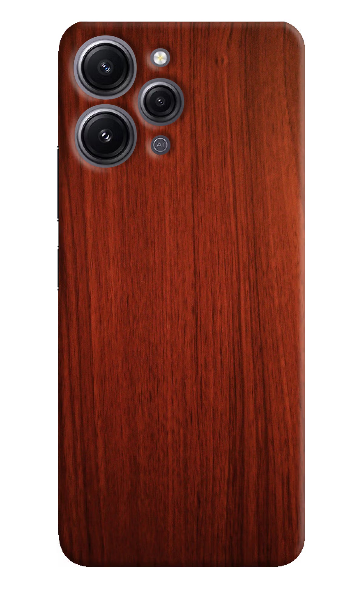 Wooden Plain Pattern Redmi 12 4G Hard Case Back Cover by Casekaro