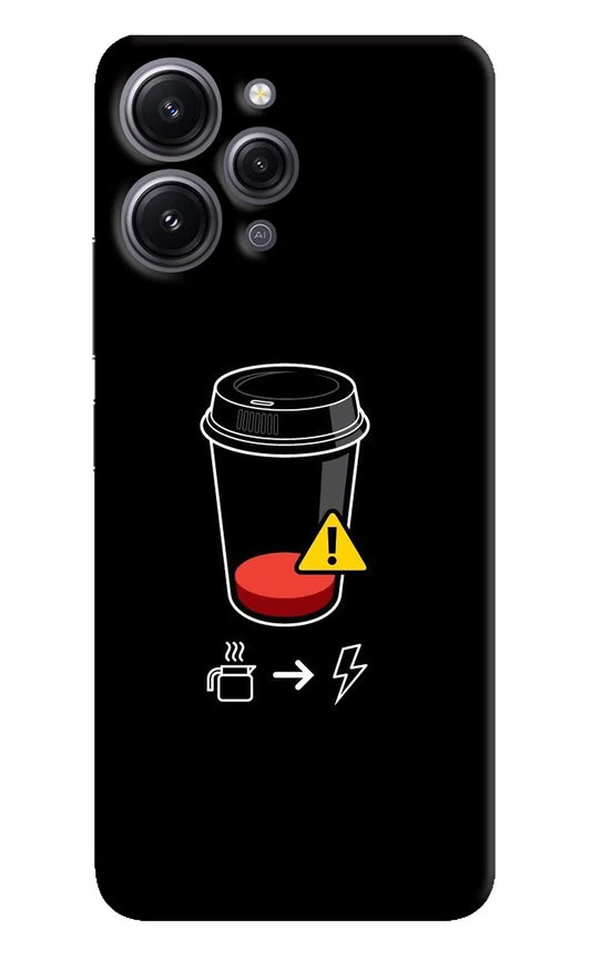 Coffee Redmi 12 4G Hard Case Back Cover by Casekaro